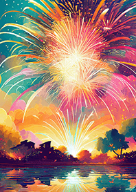 Beautiful Fireworks Theme#840