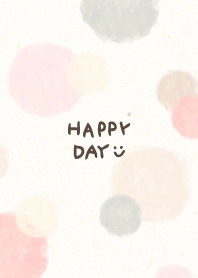 Circle watercolor Pink5 from Japan