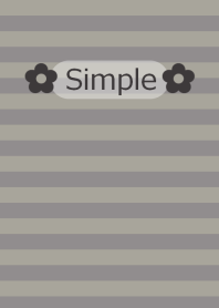 Striped pattern and simple 6 from japan