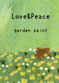 Oil painting art [garden paint 151]