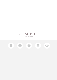 SIMPLE ICON WHITE.MEKYM 23