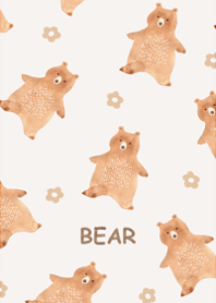 Cute cute simple bear.2