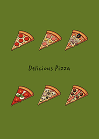 來點美味披薩(抹茶綠色)