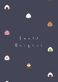 9 onigiri (pattern)/navy black.
