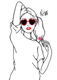 /KISS GIRL -sunglasses-/