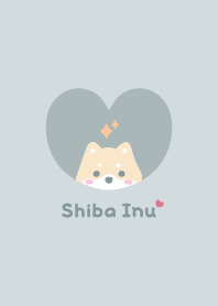Shiba Inu2 Glitter - GreenBlue