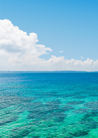 蔚藍的天空和治癒的大海♪