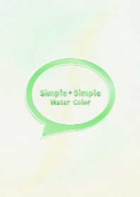 Simple Simple /WC/ green & yellow