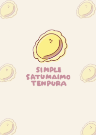 simple sweet potato Tempura beige.