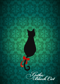 Gothic Black Cat 4J
