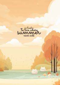 ฤดูใบไม้ร่วง กับต้นไม้สีพาสเทล