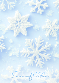 snowflake fantasy blue