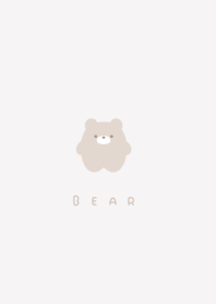 Mini Bear/ beige WH