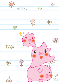 Cute Pig pig theme v.1