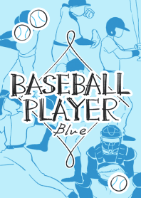 -BASEBALL PLAYER- blue