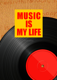 MUSIC IS MY LIFE - レコード盤