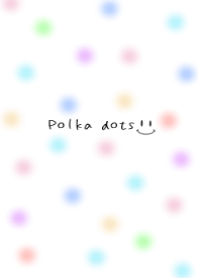 Rainbow Polka dots&smile