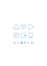 SIMPLE(white blue)V.1585b