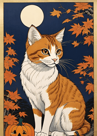 Night Moon Star Cat 95F52F