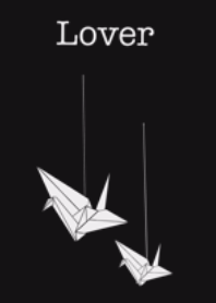 นกกระดาษ ธีมสีดำ