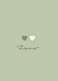 Pair Hearts :pistachio