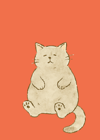 Cats are soothing09 red & yellow