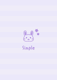 Rabbits Star =Purple= Border