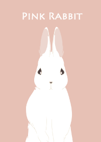 ピンクのうさぎ
