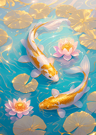 吉祥如意の雙金鯉魚❤️