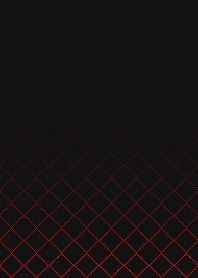 기하학 다이아몬드 블랙 & 레드