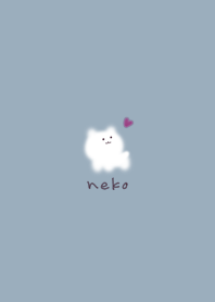Loose cat and heart blue13_2