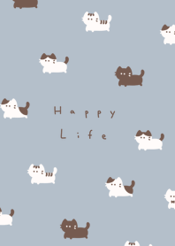 ゆるい猫。 ブルーベージュ