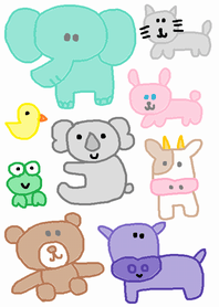 (Orange check  animal world )