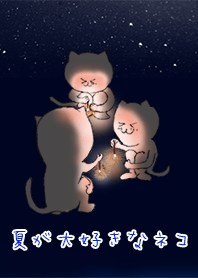 夏が大好きなネコ