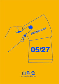 Birthday color May 27 simple: