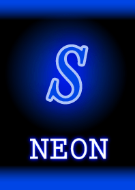 S-Neon Blue-Initial