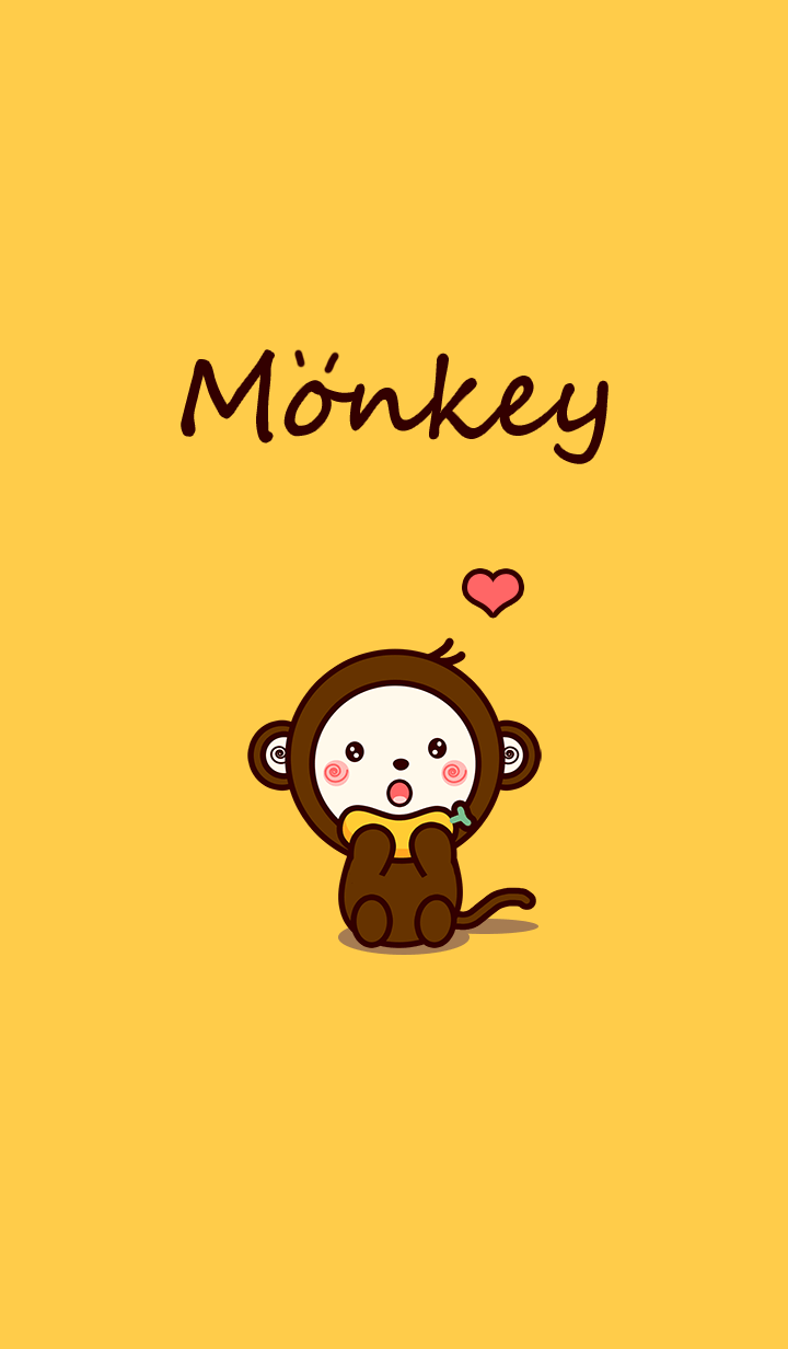 Monkey lovely bananas
