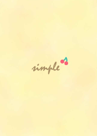 Cherry watercolor'Yellow'