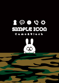 SIMPLE ICON Camo&Black