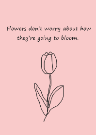 -art tulip-(black pink)