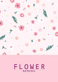 FLOWER PINK NATURAL 15