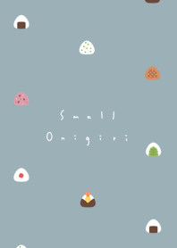 ちいさなおにぎり. ミントグレー