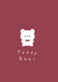 Teddy Bear /red beige