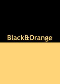 Simple Orange & Black no logo No.9-3