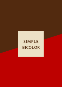 BICOLOR Red&Brown