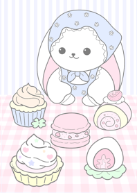 The cheesecake is very sweet