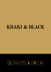 Khaki & Black