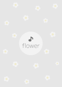 flower <Musical note> gray.