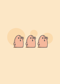 はにわ 三体の埴輪 ややぽっちゃり