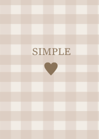 SIMPLE HEART =check mocha=